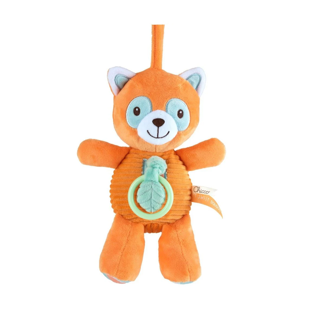 Дитяча музична іграшка-підвіска Chicco Red Panda Musical Box від народження (11042.00)